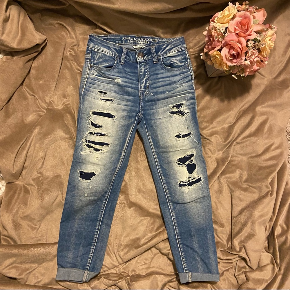 American Eagle Hi-Rise Jegging Crop Jeans